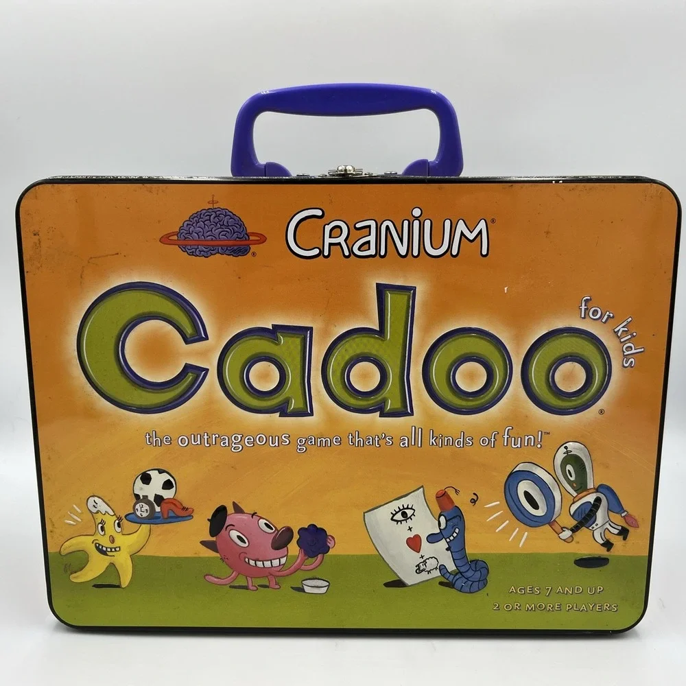 Cranium Cadoo for Kids - Tin Collector's Box Carrying Case - Full Set Dried Clay